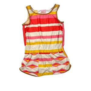 Little Marc Jacobs Striped Swim Dress Cover Up
